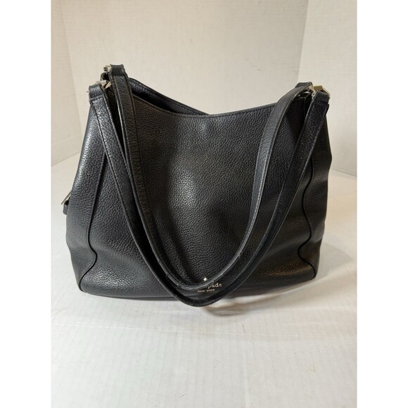 Kate Spade WKR00344 Leila Medium Triple Compartment Shoulder Bag Black - Picture 10 of 16